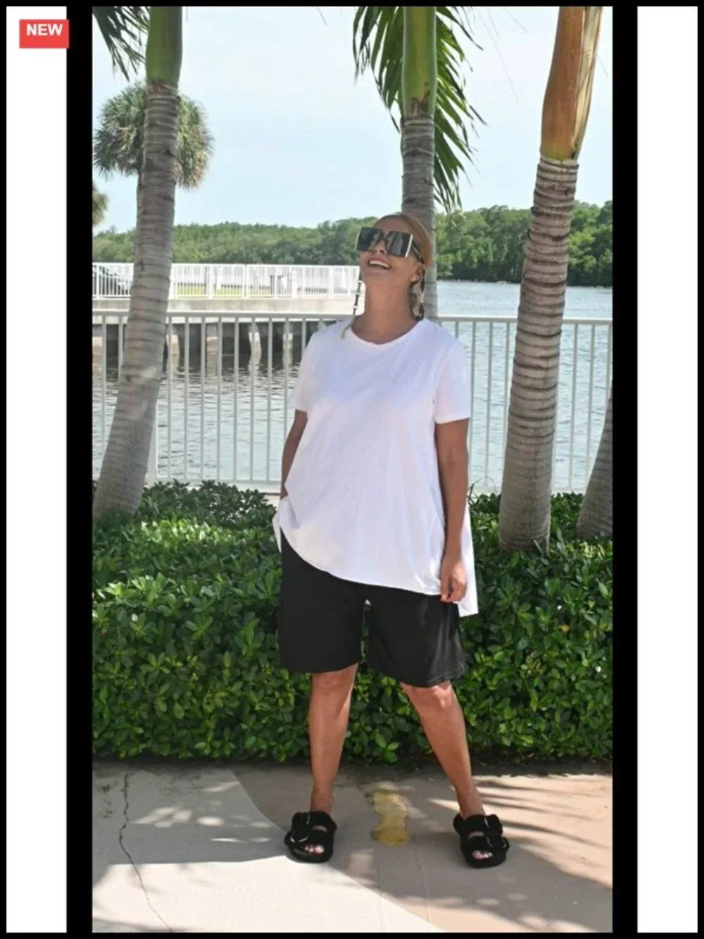 Women's Bermuda Shorts with Pockets Loose Athletic Lounge Yoga Running Casual